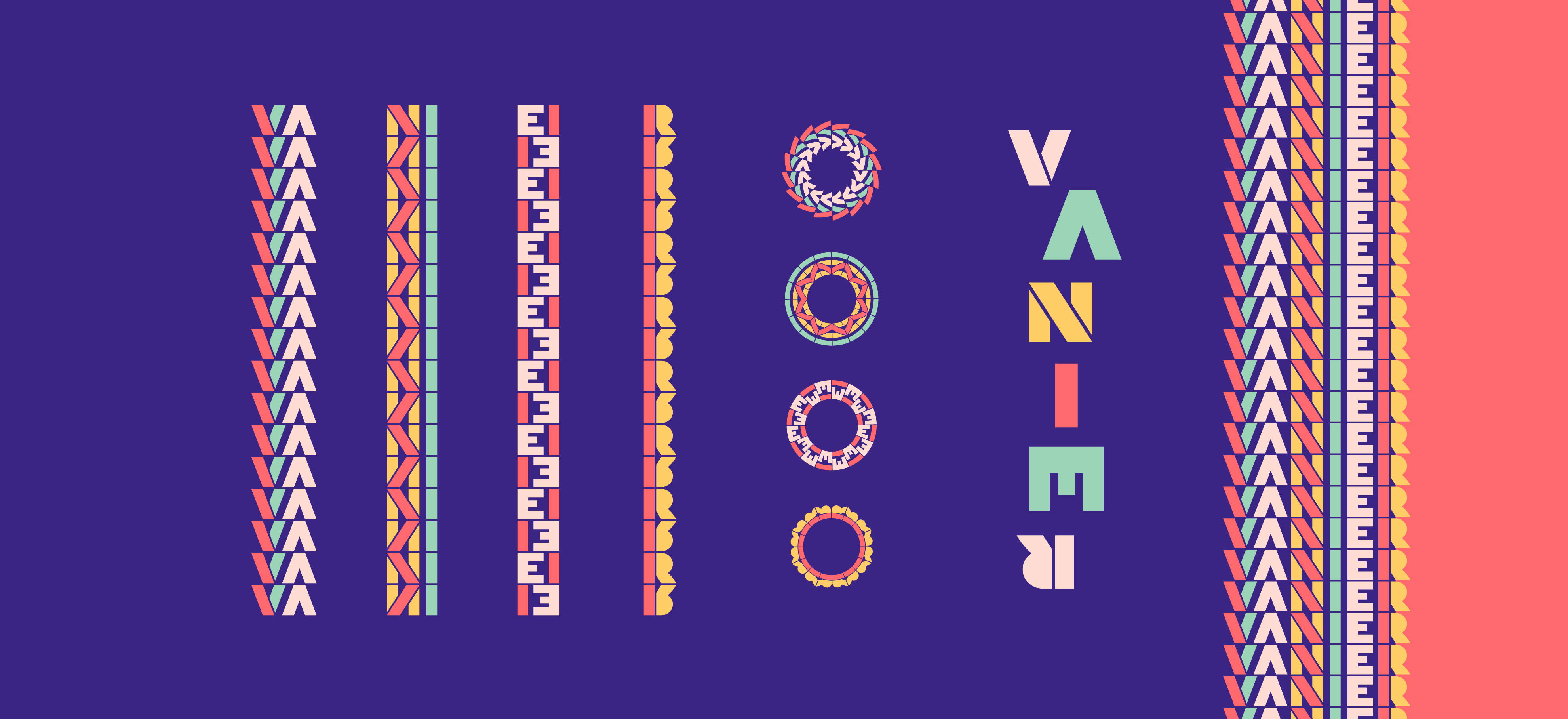 Versions du logo pour ZAC Vanier