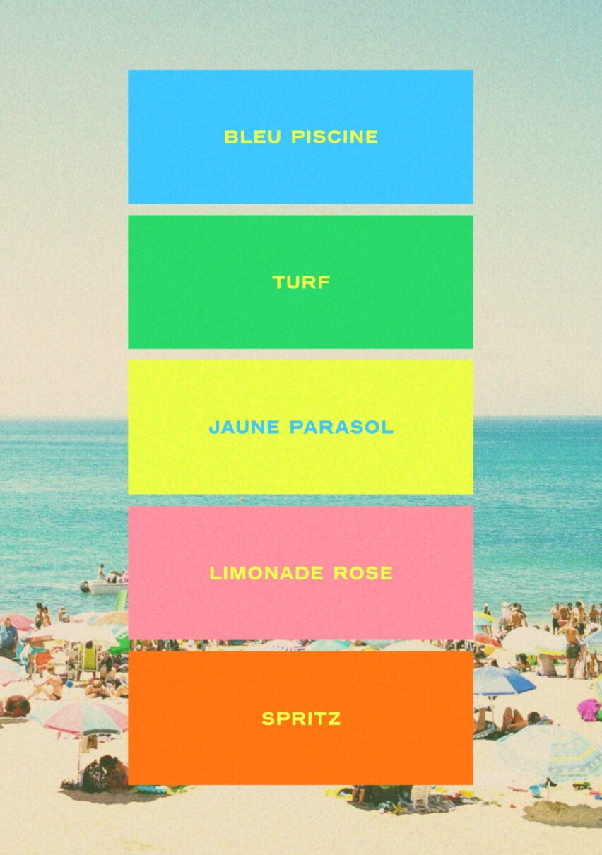 Palette de couleurs du Festival Parasol