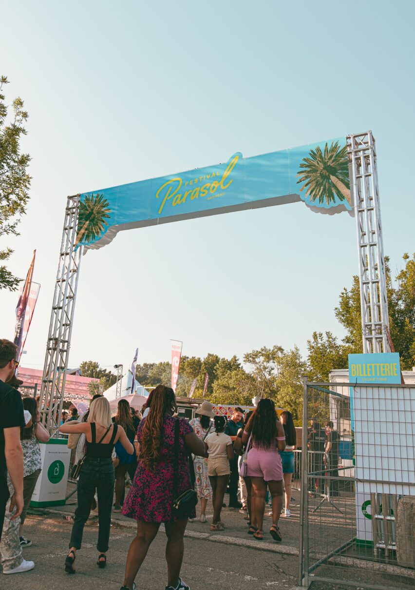 Arche d'entrée du festival